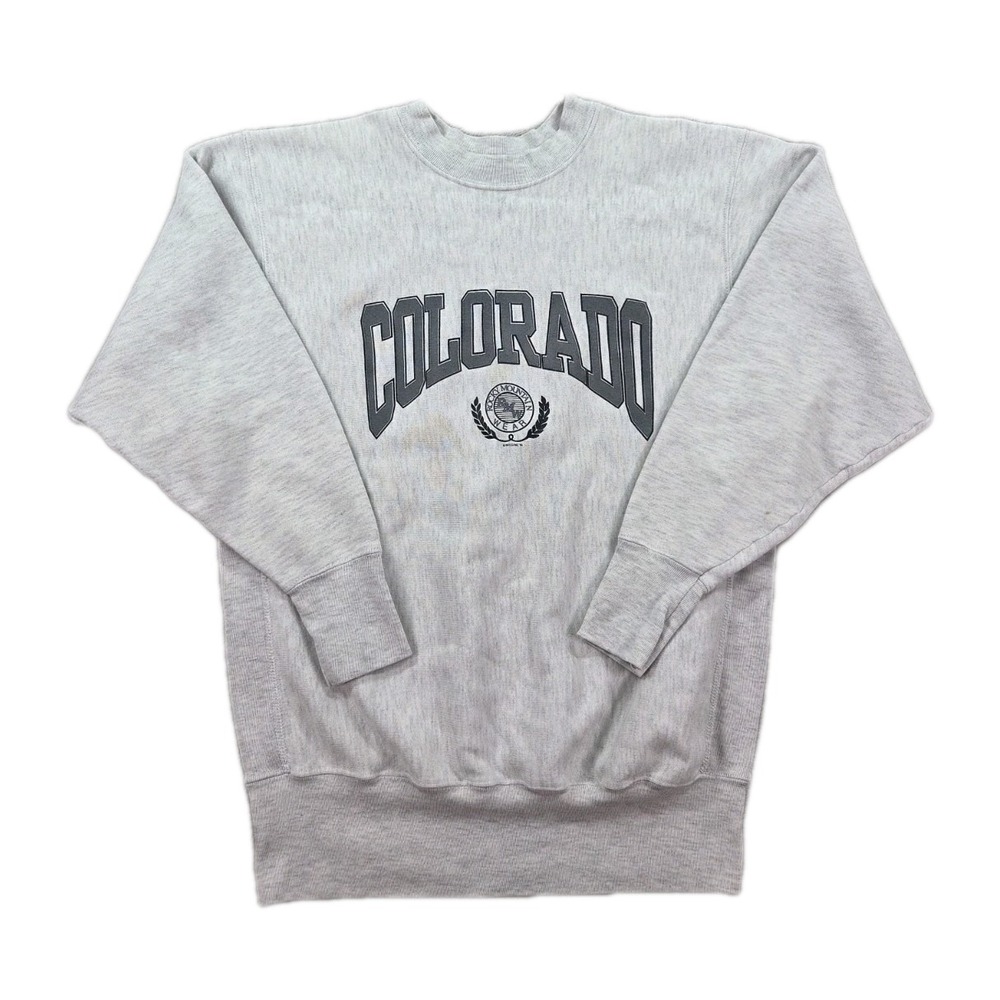 Vintage University‎ of Colorado Sweatshirt Mens Large Reverse Weave 90s USA